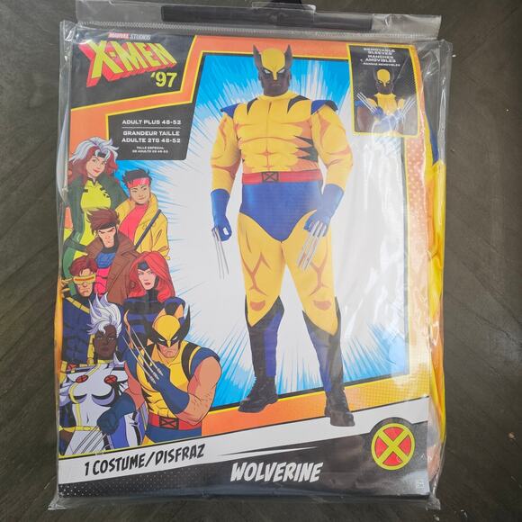 NEW Marvel X-Men 97 Wolverine Adult Plus 2XL (48-52) Halloween Costume #4096 - Picture 1 of 2